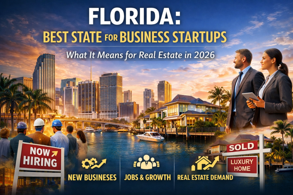Florida Best State for Business Startups and What It Signals for Real Estate in 2026 1 Florida best state for business startups driving real estate demand
