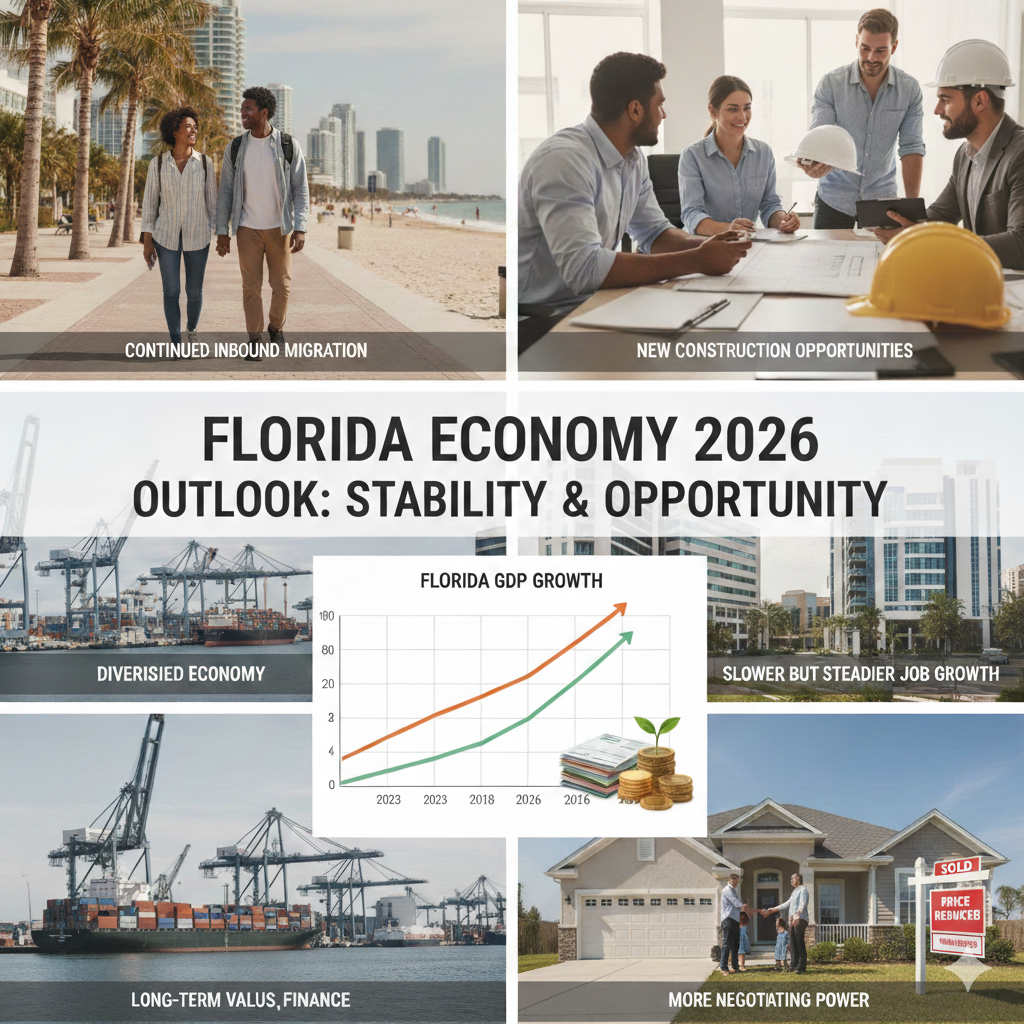 Florida Economy 2026: 7 Attractive Reasons the State Is Set to Outperform the Nation 8 Florida economy 2026 real estate market outlook